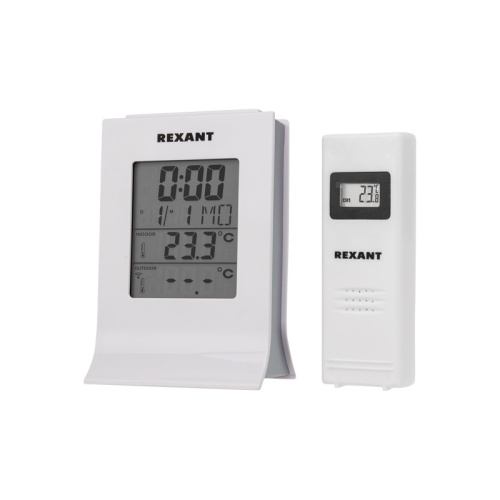 Метеостанция с беспроводным выносным датчиком | код 70-0595 | REXANT