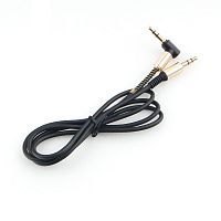 Кабель аудио 90? Cablexpert CCAB-02-35MML-1MB. 3.5 джек (M)/3.5 джек (M), черный, 1м, блистер | код CCAB-02-35MML-1MB | Cablexpert