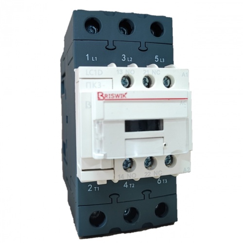 Контактор Briswik ПК3-06511440LC1D 65А 440V/AC 1НО/1НЗ | код LC1D06511R7.BR | Briswik