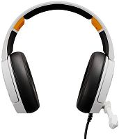 Наушники с микрофоном Оклик HS-L710G белый/черный 2м мониторные оголовье (1978693) | код 1978693 | Oklick