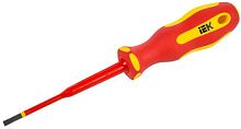 Отвертка диэлектрическая SLIM SL4.0х100 Т2 ARMA2L 5 | код A2L5-SC31-T2-SL-40-100 | IEK