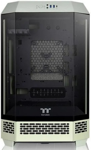 Корпус Thermaltake The Tower 300 Matcha зеленый без БП miniITX 8x120mm 6x140mm 2xUSB3.0 audio bott PSU | код 1998318 | THERMALTAKE