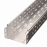 Лоток перфорированный Стандарт INOX (AISI 409) 150х80х3000 (0,7 мм) (6 м/уп) Промрукав | код PR16.2415 | ПРОМРУКАВ