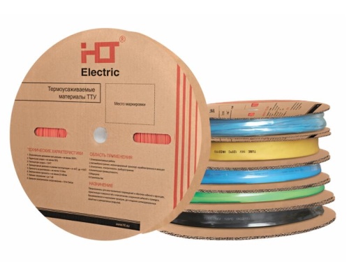 Термоусаживаемая трубка ТУТнг 30/15 желтая HLT | код 084-05-021 | HLT