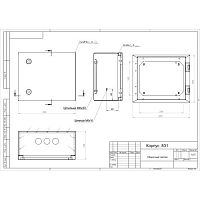 Корпус металлический ЩМП-25.30.15 ЭРА OPTIMA c.2.3.1_5 (250х300х150) У2 IP54 | код Б0061589 | ЭРА