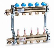 Коллекторная группа HKV/T для теплого пола ЛАТУНЬ (10004206) | код RQLAGJ0PKOVNM6 | WATTS Industries