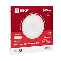 Умный потолочный светильник 300 мм 24W Connect | код sclwf-300-cct | EKF