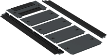 ITK by ZPAS Панель осн. шкафа 800х1000 чер. РФ | код ZP-BP05-800-1000-R | ITK by IEK