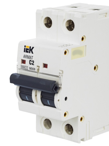 ARMAT Автоматический выключатель M06N 2P C 2А | код AR-M06N-2-C002 | IEK  фото 8