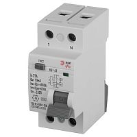 Устройство защитного отключения PRO VD2EM25A10 ВД1-63 2P 25А 10мА тип А электромеханическое | код Б0061640 | ЭРА