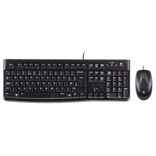 Клавиатура + мышь Logitech MK120 клав:черный мышь:черный/серый USB 920-002561 | код 567086 | Logitech