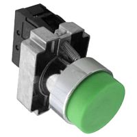Кнопка управления NP2-BL31 без подсветки, зеленая, 1НО IP40 (R)(CHINT) | код 576039 | CHINT