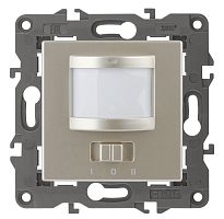 Датчик движения 2-проводной, 180-250В, 200Вт, Эра Eleg, шампань,14-4103-04 | код Б0034355 | ЭРА