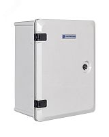 Шкаф монтажный пластиковый, IP66, IK10, 290x390x190 мм | код Mastermann-Пластик-2У+ | Mastermann