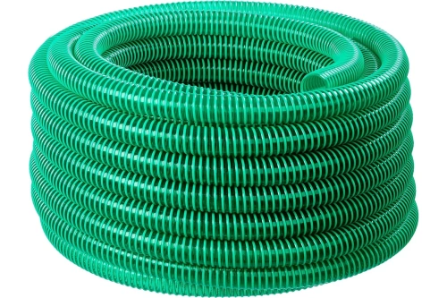 Шланг напорно-всасывающий со спиралью ПВХ, 3 атм, 25мм х 15м | код 40325-25-15 | ЗУБР