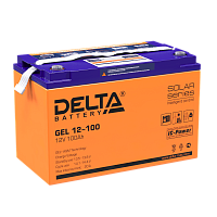 Аккумуляторная батарея GEL 12-100 Напряжение 12 В, Емкость 100 Ач | код 4614010140001 | DELTA