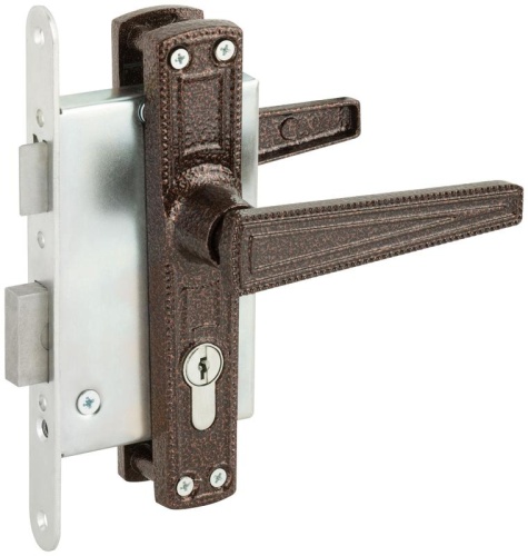 Замок врезной Зенит 3В4-3.01, медь | код 67000 | РОС