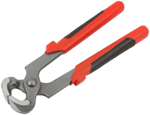 Клещи строительные ''Стандарт'', пластиковые красно-черные ручки 200 мм | код 51820 | FIT фото 2