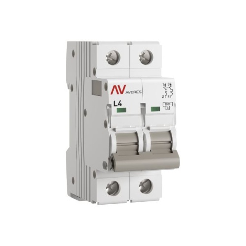 Выключатель автоматический AV-6 2P 4A (L) 6kA EKF AVERES | код mcb6-2-04L-av | EKF фото 2 Выключатель автоматический AV-6 2P 4A (L) 6kA EKF AVERES | код mcb6-2-04L-av | EKF фото 2