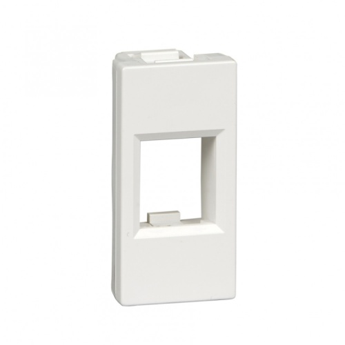 Лиц.плата W45 1мод 1xKeystone RAL9003 | код RIN-145-B | Systeme Electric
