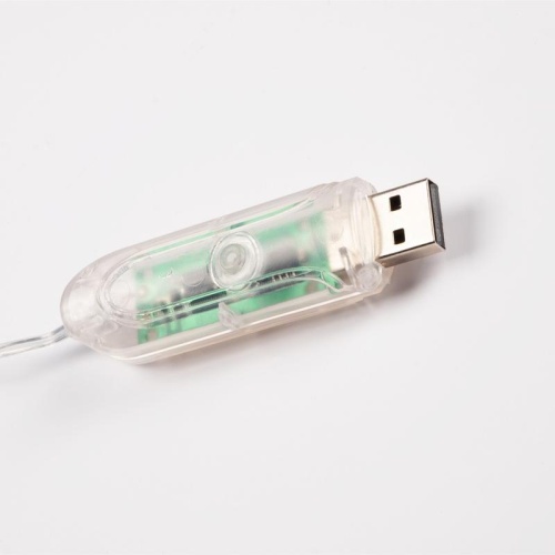 Гирлянда "Нить" ILDM048RGB-C-USB-RC 48 RGB минисветодиодов 4.8м с контроллером для помещений пульт SHLights 4690601049964 фото 9