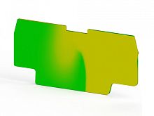 446 672T, Концевой сегмент на клеммники PYK 4CT, (желто-зеленый), NPP PYK 4 CT | код 0.0.0.4.46672T | KLEMSAN