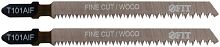 Полотна по дереву, Bimetal, остроконечные зубья, 100/77/1.7 мм (T101AIF), 2 шт | код 40953 | FIT