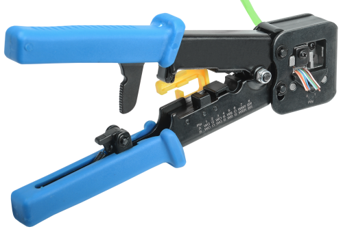 ITK Инструмент обжимной для RJ-45/12 с храповым механизмом FPS | код TM1-B11H-FPS | IEK фото 2 ITK Инструмент обжимной для RJ-45/12 с храповым механизмом FPS | код TM1-B11H-FPS | IEK фото 2