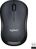 Мышь Logitech Silent M221 черный оптическая (1000dpi) silent беспроводная USB (2but) | код 1854936 | Logitech
