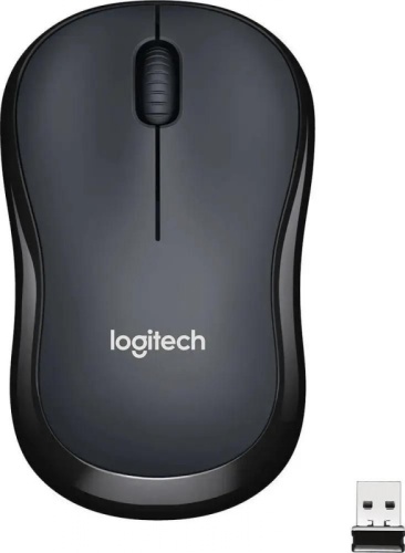 Мышь Logitech Silent M221 черный оптическая (1000dpi) silent беспроводная USB (2but) | код 1854936 | Logitech