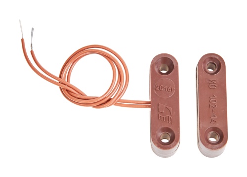 Извещатель охранный магнитоконтактный коричневый цвет | код ИО 102-14 коричневый | Комплектстройсервис