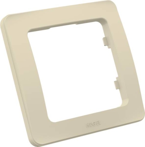 MASTER Рамка на 1 пост, слоновая кость | код Р401-01 | HEGEL