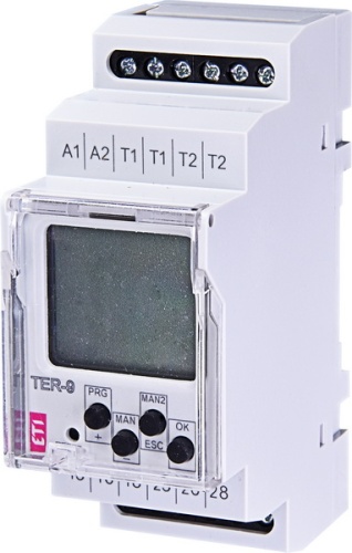 Многофункциональный цифровой термостат+цифровой таймер TER-9 230V (2x16A_AC1) | код 002471824 | ETI