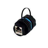 Индустриальный соединительный модуль, RJ-45(8P8C), FTP, CAT 6, IP68 с защитным колпачком для кабеля REXANT | код 02-0285 | REXANT