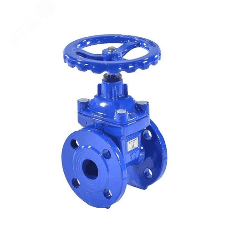 Задвижка фланцевая Ду 40 Ру10/16 30ч39р аналог МЗВ обрезиненный клин с гайкой и направляющими клина (чугун) | код 107-7375 | Benarmo