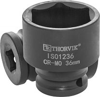 IS01236 Головка торцевая ударная 1/2DR, 36 мм | код IS01236 | Thorvik