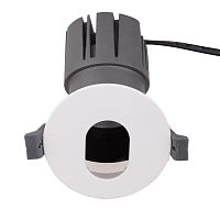 Светильник встраиваемый поворотный REXANT Horeca Dark Light с антиослепляющим эффектом 12 Вт 4000 К Oval LED WHITE | код 615-1004 | REXANT