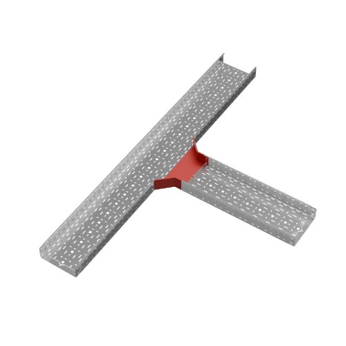 Ответвитель для лотка Т-образ. 300х100 сталь 1мм "ПЛЮС" TUplus100-300 КМ PL0597