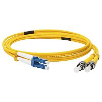 Патч-корд оптический LANMASTER, LSZH, дуплексный, ST/UPC-LC/UPC, SM OS2, 20 м | код LAN-2ST-2LC/SU-20 | LANMASTER