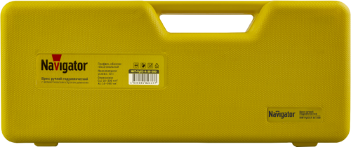 Пресс гидравлический Navigator 82 337 NHT-Pg02-A-16-300 (ручной 16-300кв.мм авт Navigator 82337 фото 3