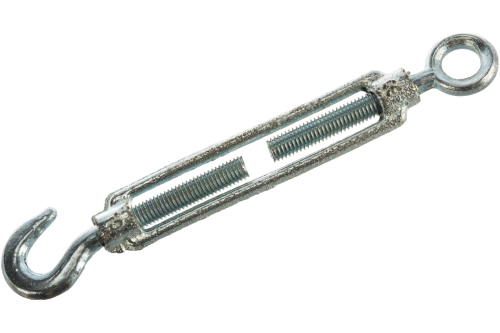 Талреп DIN 1480 М12 крюк-кольцо оцинкованный | код DIN1480-М12-HR | Крепдил Талреп DIN 1480 М12 крюк-кольцо оцинкованный | код DIN1480-М12-HR | Крепдил