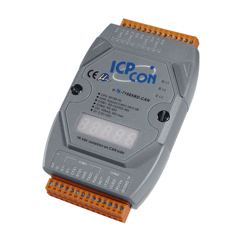 I-7188XBD-CAN-G CR Programmable automatic controller with two series communication port (RS-232/RS-485), on | код 00-01192268 | ICP DAS