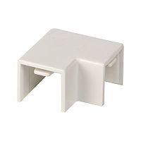 Поворот 90 гр, (16х16) (4 шт) белый-Plast | код abw-16-16x4 | EKF