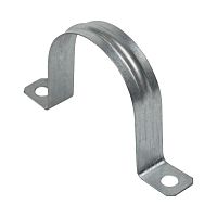 Скоба металлическая двухлапковая d 60-63мм. (50шт.) | код. sm-2-60-63 | EKF