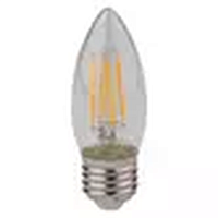Лампа светодиодная филаментная LED STAR CLASSIC B 60 5W/840 5Вт свеча 4000К нейтр. бел. E27 600лм 220-240В прозр. стекло OSRAM 4058075212428