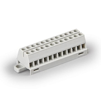 Клеммный блок Compact 12-полюсный с защитой проводов, Cu 1.5 мм? , 450 В () | код KR5131 | ENSTO