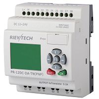 Программируемый логический контроллер PR-12DC-DA-TN, 12_24VDC, 8DI(4AI), 4TO, RTC, RS232, ЖКИ, нерасширяемый | код PR-12DC-DA-TN | Rievtech
