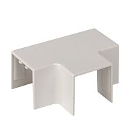 Угол T-образный (25х25) (4 шт) белый-Plast | код tchw-25-25x4 | EKF