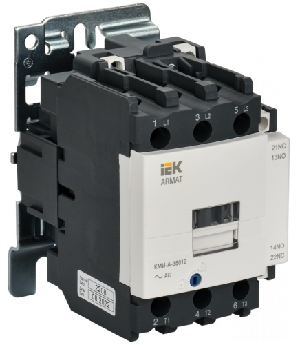 ARMAT Контактор КМИ-А-35012 LC1D 50А 48В/АС3 1НО/1НЗ IEK | код AR-ACC-31-050-048-11 | IEK