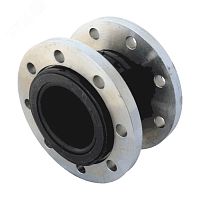 Компенсатор резиновый антивибрационный EPDM Ду 50 Ру10/16 фланцевый | код 129-1943 | КНР